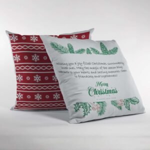 3-Pack Custom Satin Christmas Cushion Cover - Image 8