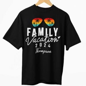 Personalised Family Vacation T-Shirt - Image 1