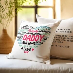Father's Day Personalised Satin Cushion Covers - Image 7