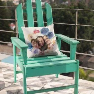 Personalise Floral Cushion Covers with Your Photo & Text – view 2