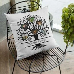 Custom Family Tree Cushion Cover