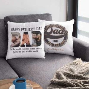 Customisable Dad Design Cushion Cover