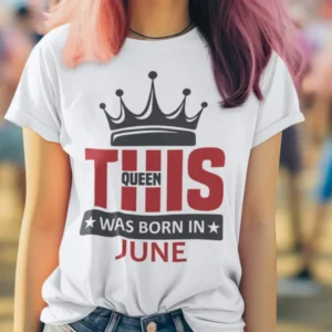 Custom Ladies Birthday Tee - Image 1