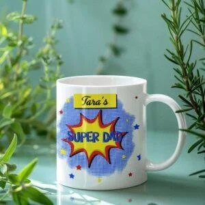 Personalised Super Dad Mug – view 2