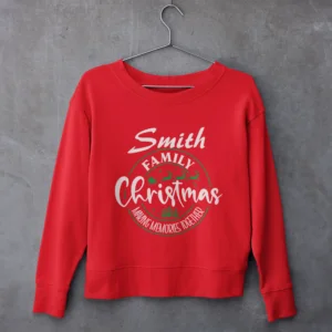 Family Holiday Jumpers with Personal Touch